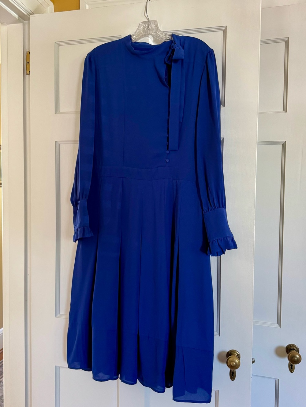 Chelsea28 - Royal Blue Tie-Neck Midi Dress XL NWT (Nordstrom)